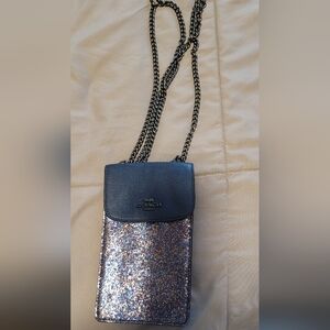 Coach Sparkling Blue Crossbody Bag